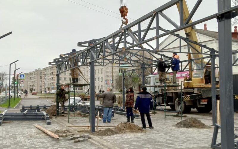Уличные торговые павильоны