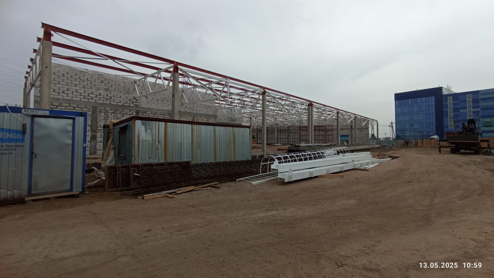 Навес и здание АБК (2-й этап)