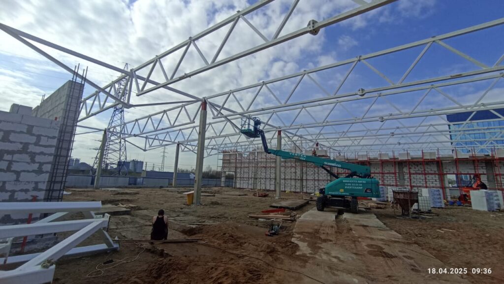 Навес и здание АБК (2-й этап)