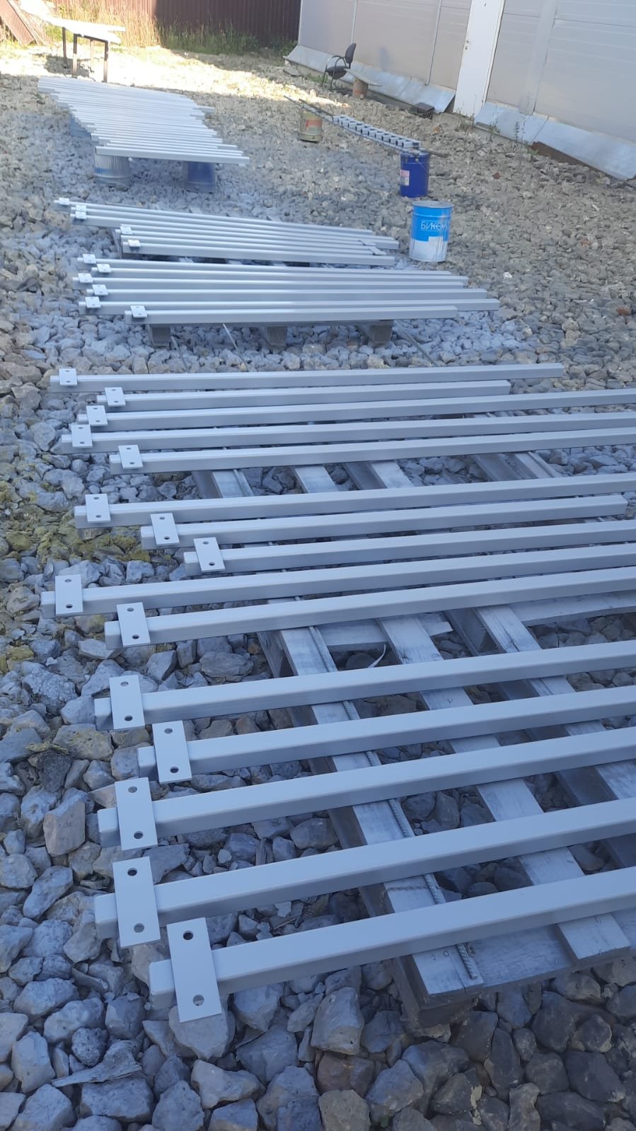 Отгрузка готовых металлоконструкций с завода